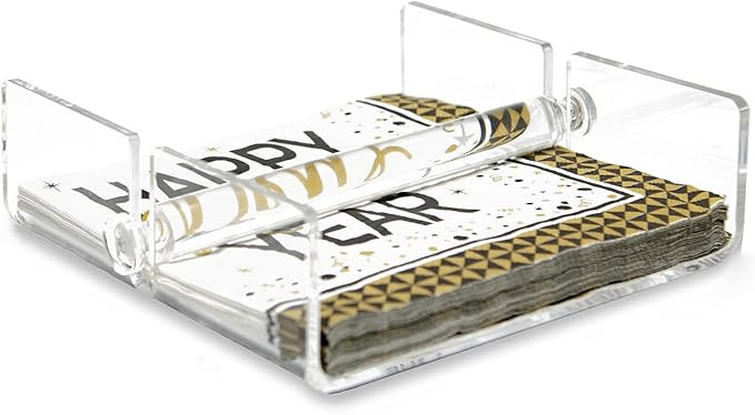 WORHE Napkin Holder for Table Clear Acrylic Napkin Dispenser for Bathroom Kitchen Acrylic Paper H... | Amazon (US)