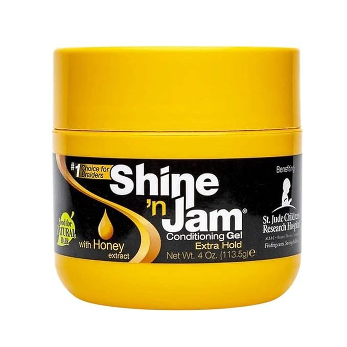 Shine N Jam Conditioning Gel Extra Hold 4 Ounce (2 Pack) | Amazon (US)