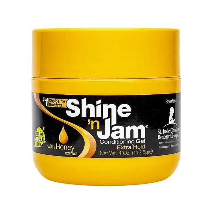 Shine N Jam Conditioning Gel Extra Hold 4 Ounce (2 Pack) | Amazon (US)