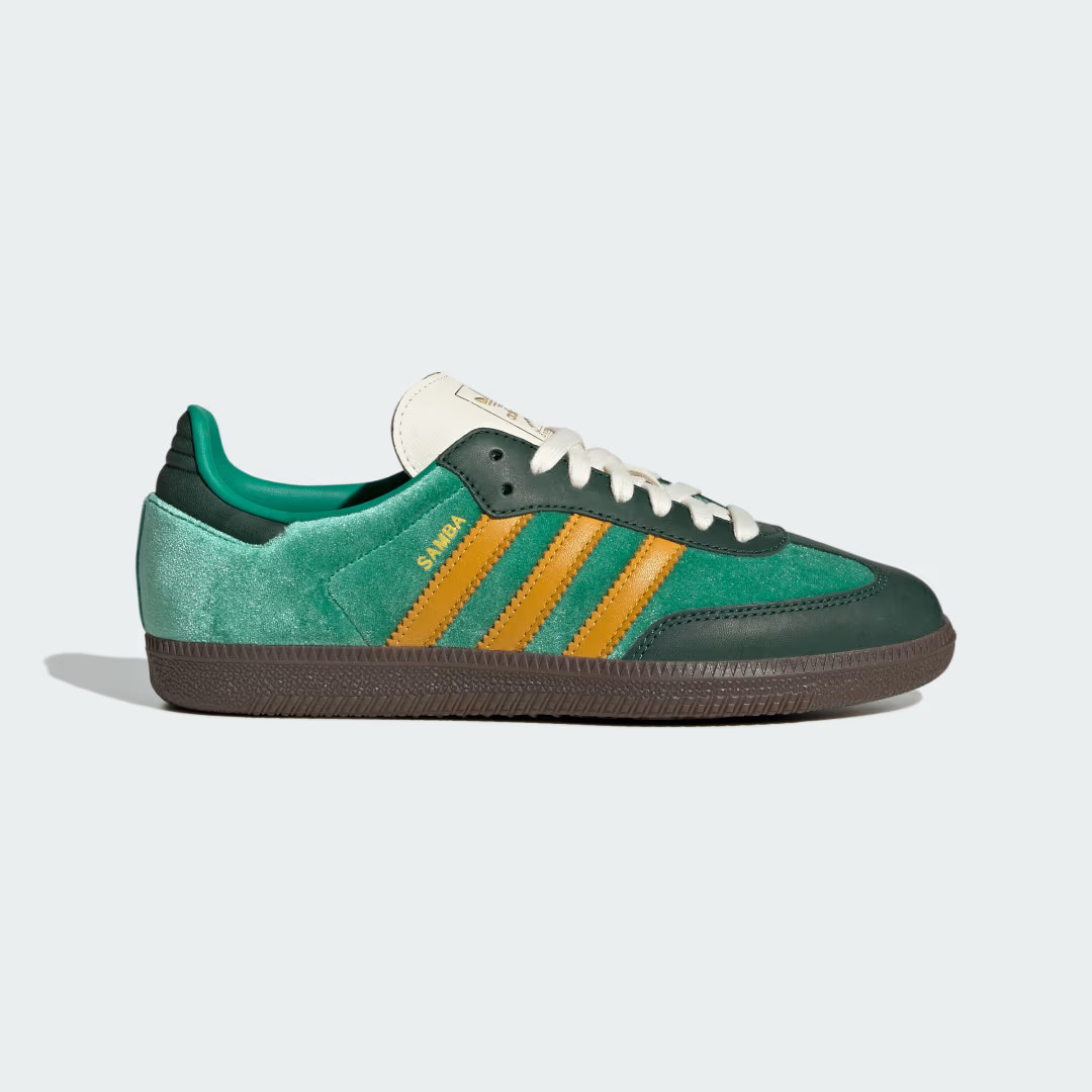adidas Samba OG Shoes Court Green M 5.5 / W 6.5 Womens | adidas (US)