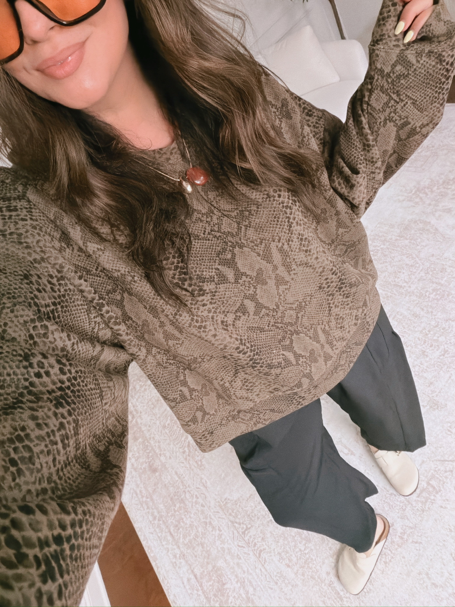 wearing a XL in the bottoms, the pullover I sized up to a 2XL 

 #LTKSeasonal #LTKMidsize