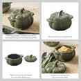 Better Homes & Gardens 8 oz Green Figural Pumpkin Stoneware Cocotte with Lid | Walmart (US)