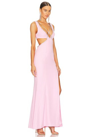 Matteson Gown in Bubblegum Pink | Revolve Clothing (Global)
