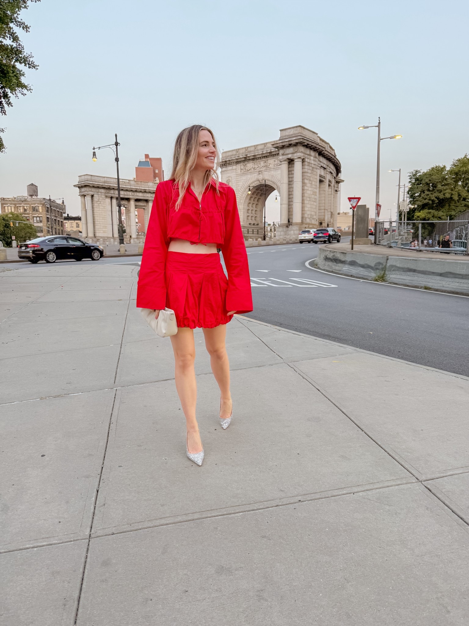 a fall date night in the city calls for a fun spicy look ❤️‍🔥 I wore this Revolve set for a dinner out in New York City and it really was a moment. The cropped top + puffed bubble mini skirt combo feels playful but chic, and the bright red makes such a statement for fall! I styled it with sparkly sequin heels for a little extra something something.
    •    Wearing size small — fits TTS
    •    Fabric has a lightweight feel with a structured shape
    •    Perfect for dinner dates, night out looks, or city events
    •    Love that you can style the pieces together or mix + match separately
Linked the full look here so you can shop it

 #datenightstyle #falloutfitideas #nycoutfit #nightoutlook #effortlessstyle


#LTKStyleTip #LTKSeasonal #LTKTravel