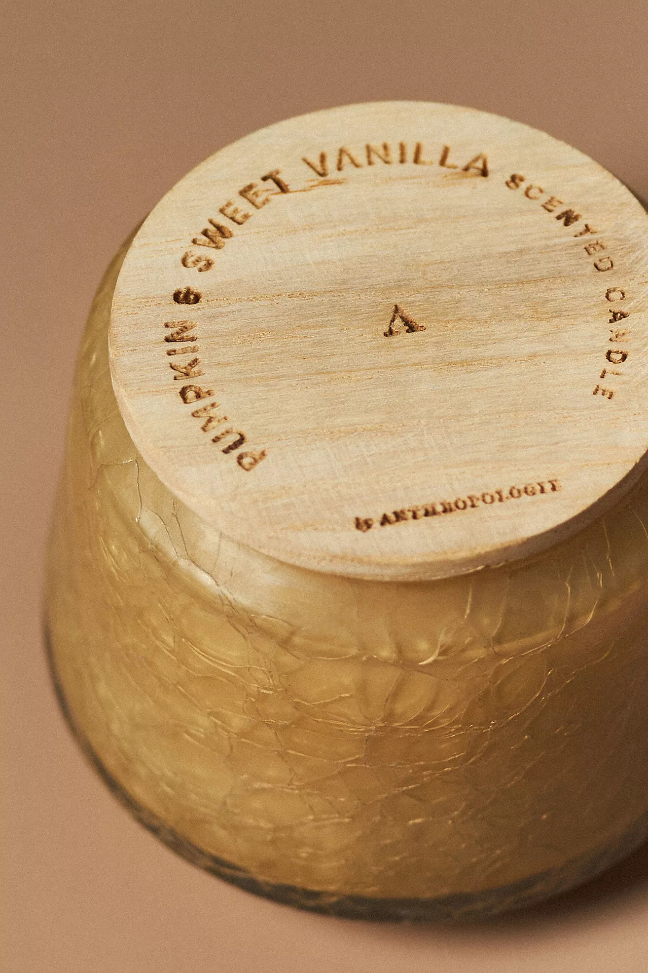 By Anthropologie Pumpkin Sweet Vanilla Glass Jar Candle | Anthropologie (US)