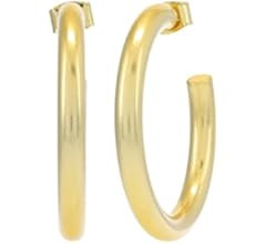 Madewell Chunky Medium Hoop Earrings | Amazon (US)