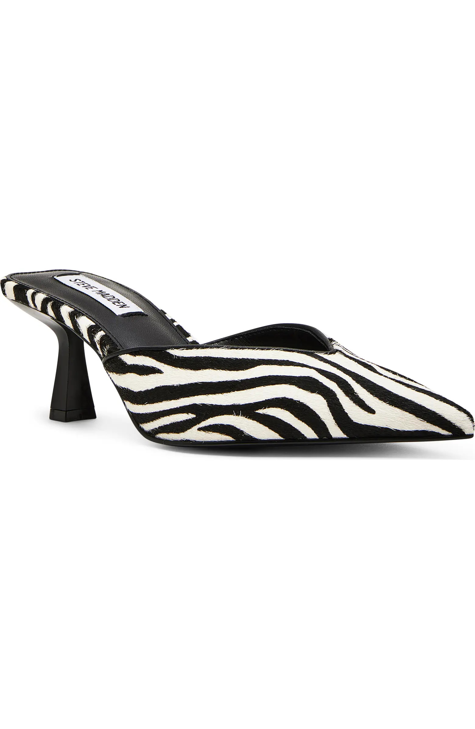 Steve Madden Mod-A Leopard Print Genuine Calf Hair Mule (Women) | Nordstrom | Nordstrom