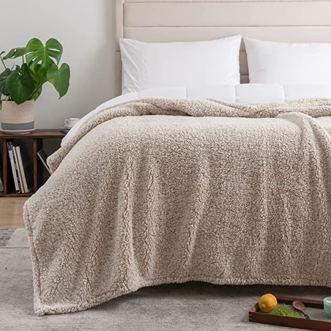 Zonli Sherpa Fleece Blanket for Couch, Super Soft Plush Throw Blankets, Premium Reversible Decora... | Amazon (US)
