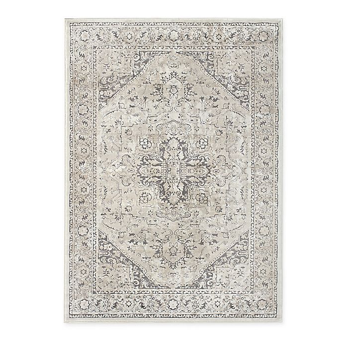 Bee & Willow™ Home Mayfair Medallion 7'10 x 9'10 Area Rug in Grey | Bed Bath & Beyond