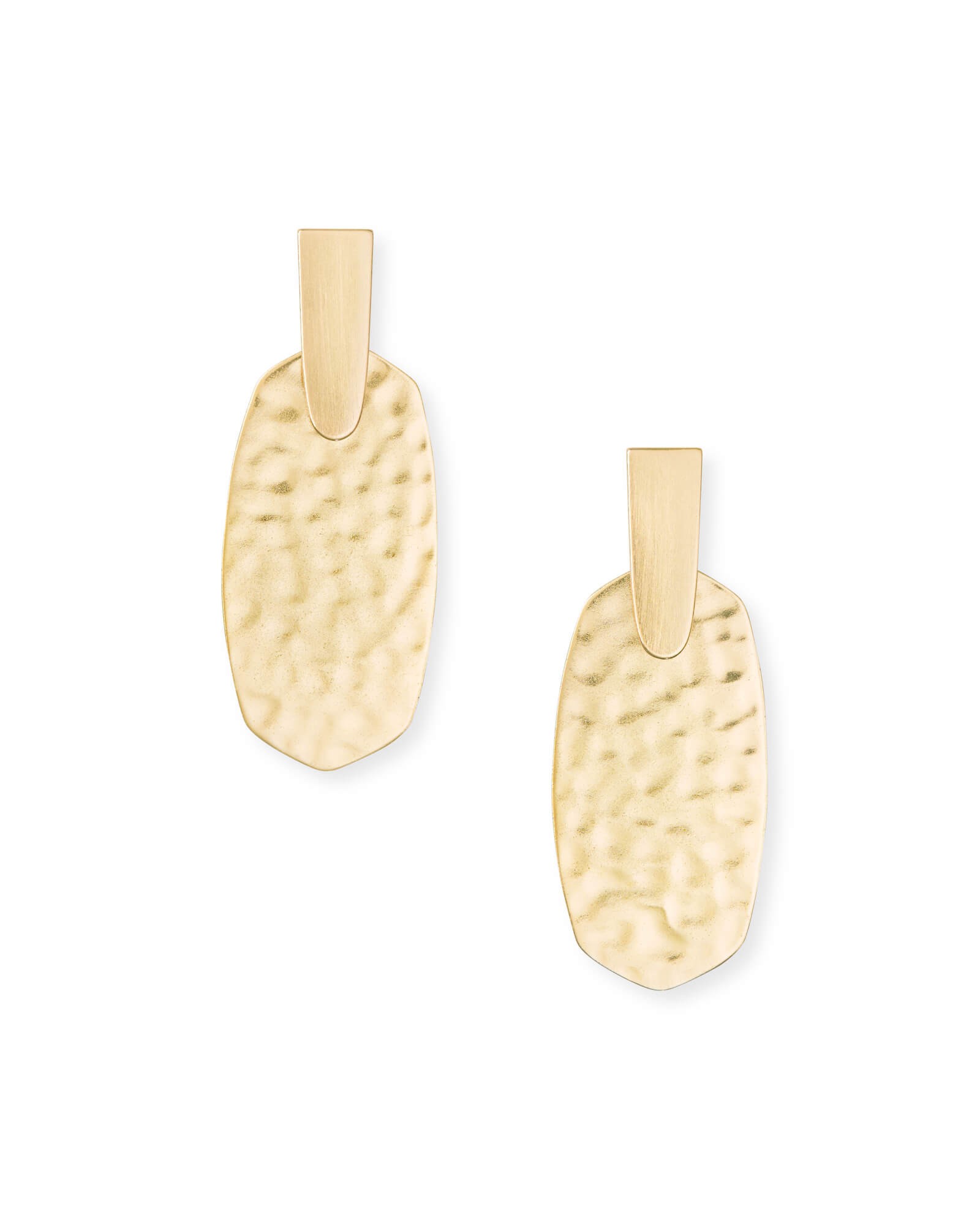 Aragon Hammered Drop Earrings in Gold | Kendra Scott