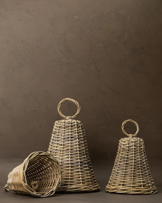 Rattan Bells (Set of 3) | McGee & Co.