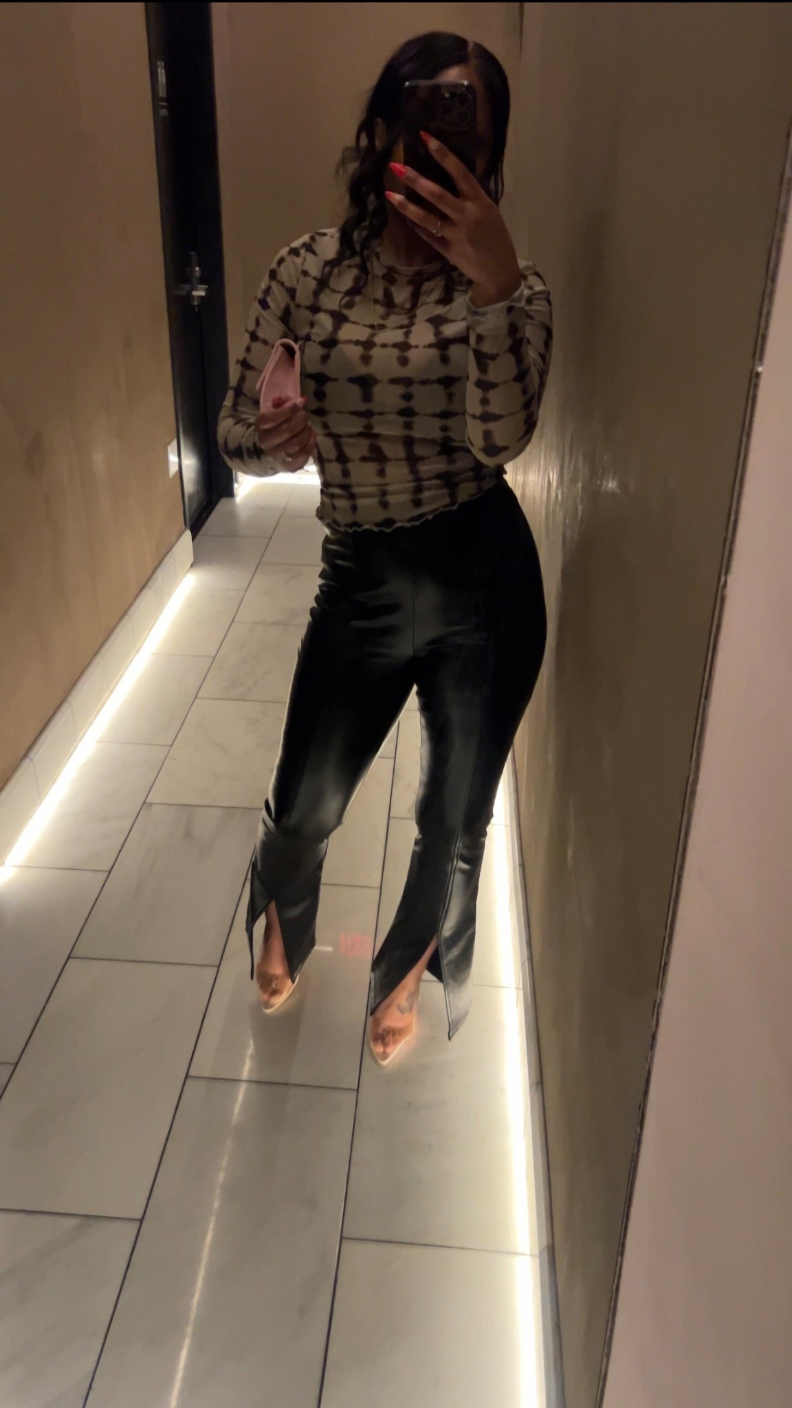 date night outfits. 
Women’s wear. Leather pants. OOTD. 

#LTKootd #LTKPetite