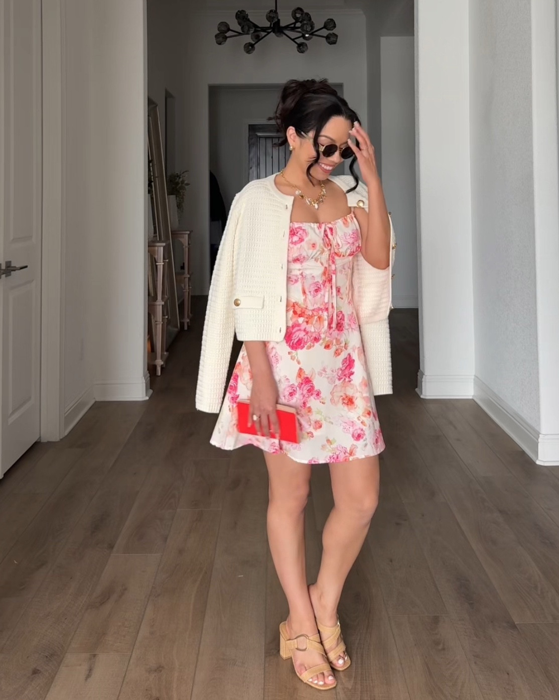 Spring floral dress 🌸