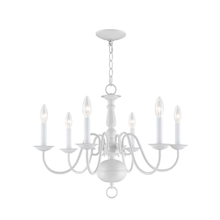 Allensby 6-Light Metal Candle-Style Chandelier | Wayfair North America