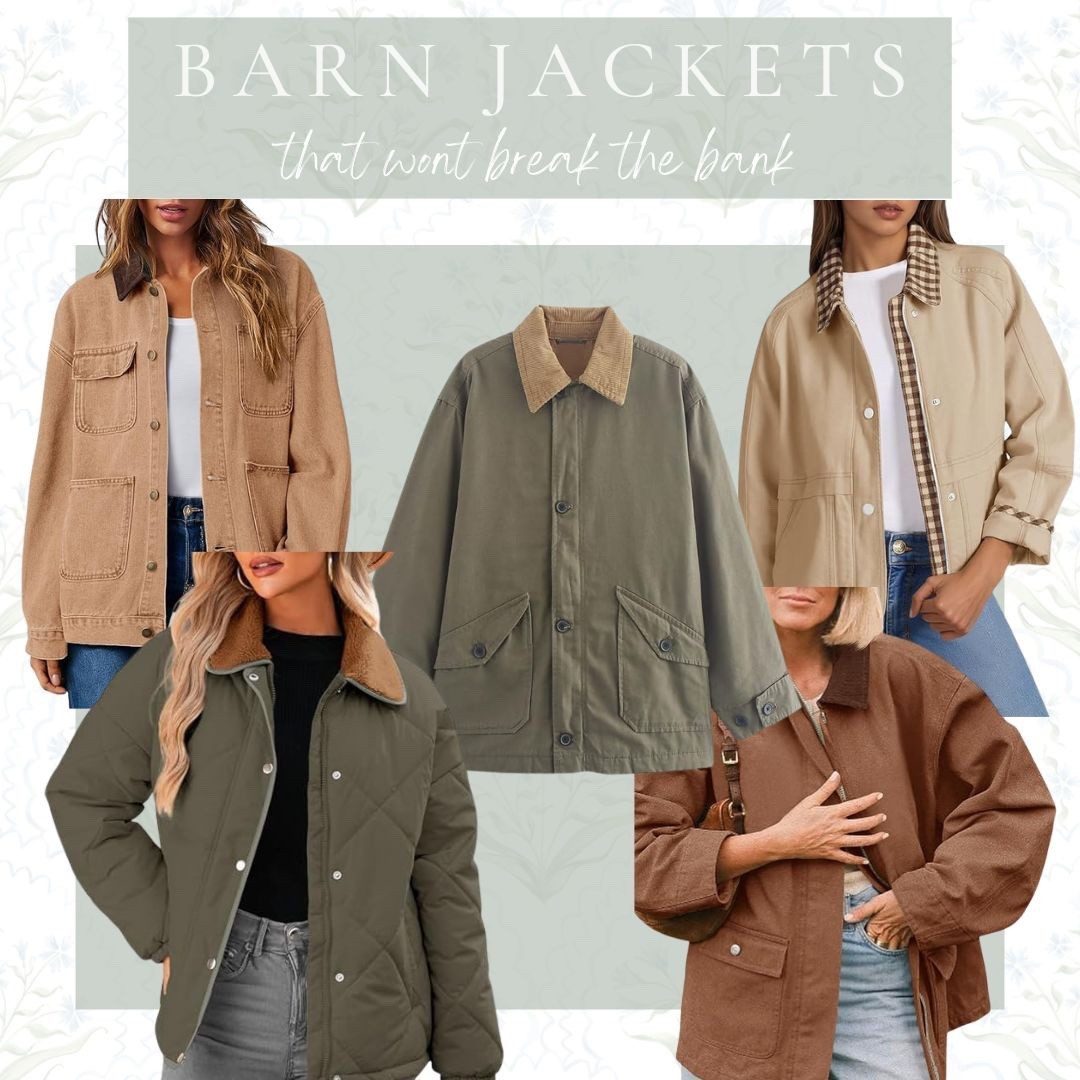 Budget Friendly Barn Jackets! 🌾 Barn Jacket // Fall Fashion // Autumn Styles // Fall Outerwear // Cozy Jackets

#LTKSeasonal #LTKFindsUnder100 #LTKStyleTip