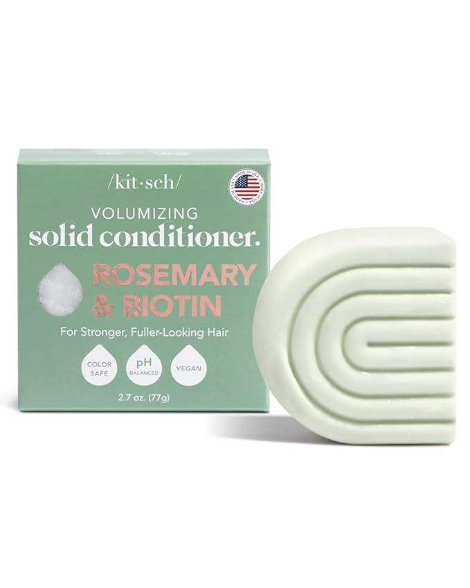 Kitsch Rosemary & Biotin Natural Hair Conditioner Bar, Organic, Vegan, Volumizing, Hydrating & Cl... | Amazon (US)