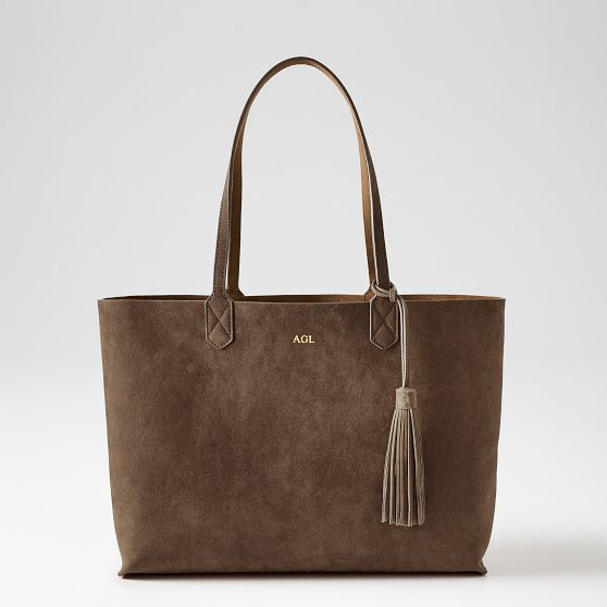 Fillmore Faux Suede Tote | Mark and Graham