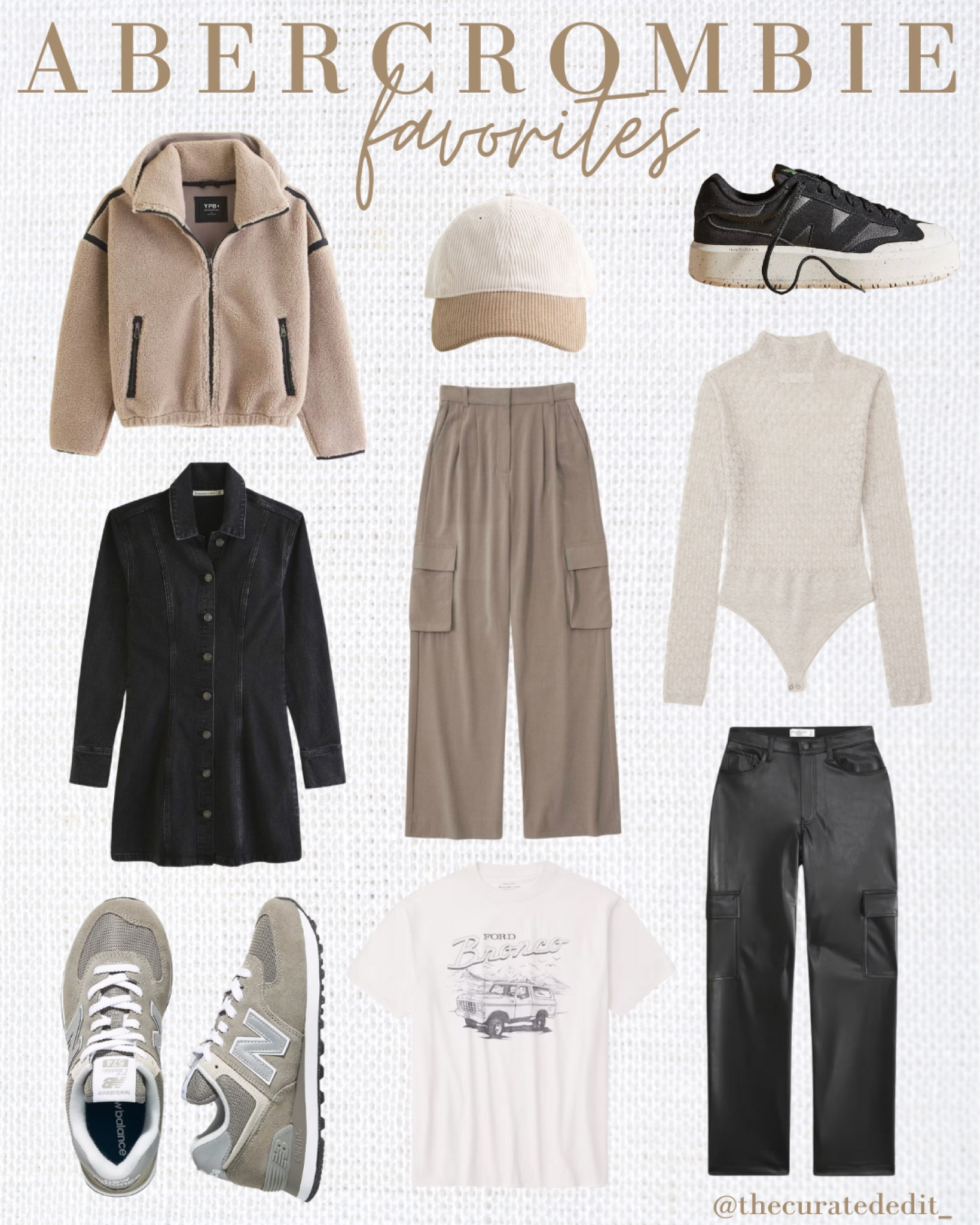 Fall Outfit Inspo 🍂 Abercrombie Fall Favorites

#ltksale #abercrombie #a&f #falloutfits #fallinspo #fallmusthaves #fall #veganleather #newbalance #sneakers #bodysuit #fallhat #leatherpants

#LTKSale #LTKCon #LTKstyletip