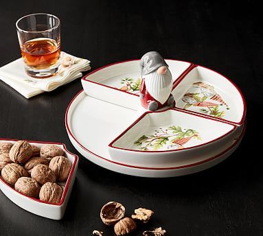 Forest Gnome Stoneware Lazy Susan | Pottery Barn (US)