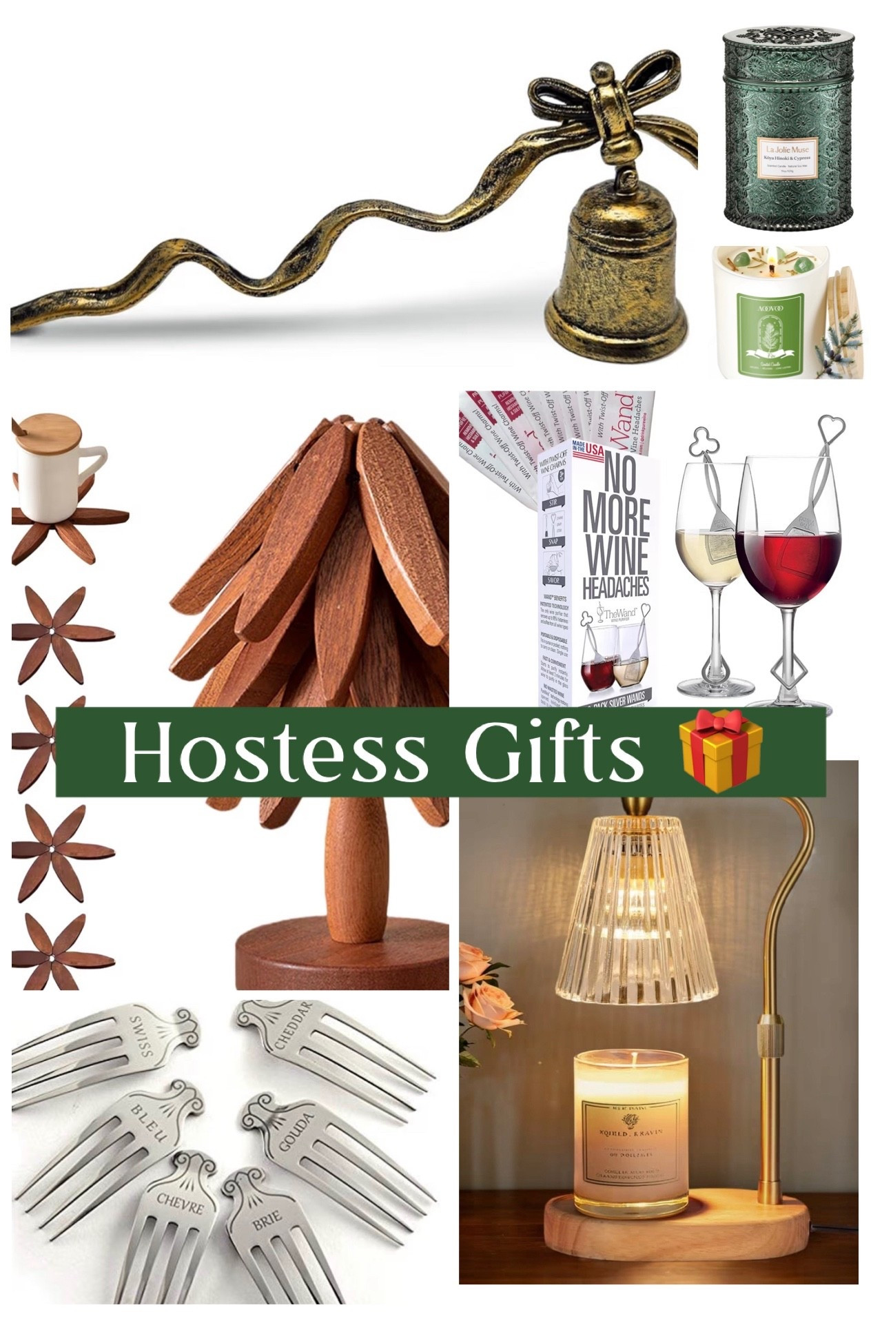 Hostess Gifts They’ll Actually Love 🎁✨

An easy, elevated hostess gift roundup that feels thoughtful without being overdone ✨ These are the kinds of pieces that look beautiful on a coffee bar, bar cart, or dining table and get used long after the party is over. From luxe candles and chic candle accessories to clever wine essentials and timeless entertaining finds, everything here makes a great grab-and-go gift when you don’t want to show up empty-handed 🍷🕯️

I love mixing practical with pretty—things like a candle warmer lamp, vintage-style snuffers, glass match cloches, wooden trivets, and wine tools that feel special but not fussy. Perfect for holiday hosting, dinner parties, thank-you gifts, neighbor gifts, or anytime you need a polished hostess gift idea 🎄🤍

hostess gift ideas, holiday hostess gift, amazon hostess gifts, candle accessories, candle snuffer, glass match cloche, wine gift idea, entertaining essentials, dinner party gift, thank you gift, bar cart accessories, kitchen gift ideas

#LTKGiftGuide #LTKfoodie #LTKHome