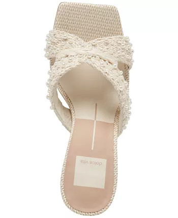 Women's Nitro Imitation Pearl Embellished Slide Dress Sandals | Macys (US)