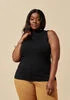 Mock Neck Ribbed Sweater | Ashley Stewart