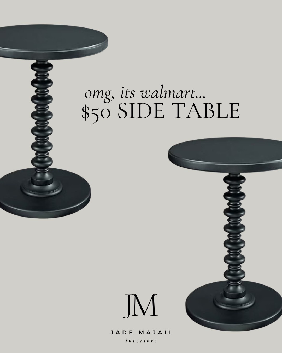 This may be one of my favorite Walmart finds... this $50 black spindle side table 😍

#LTKFindsUnder50 #LTKHome