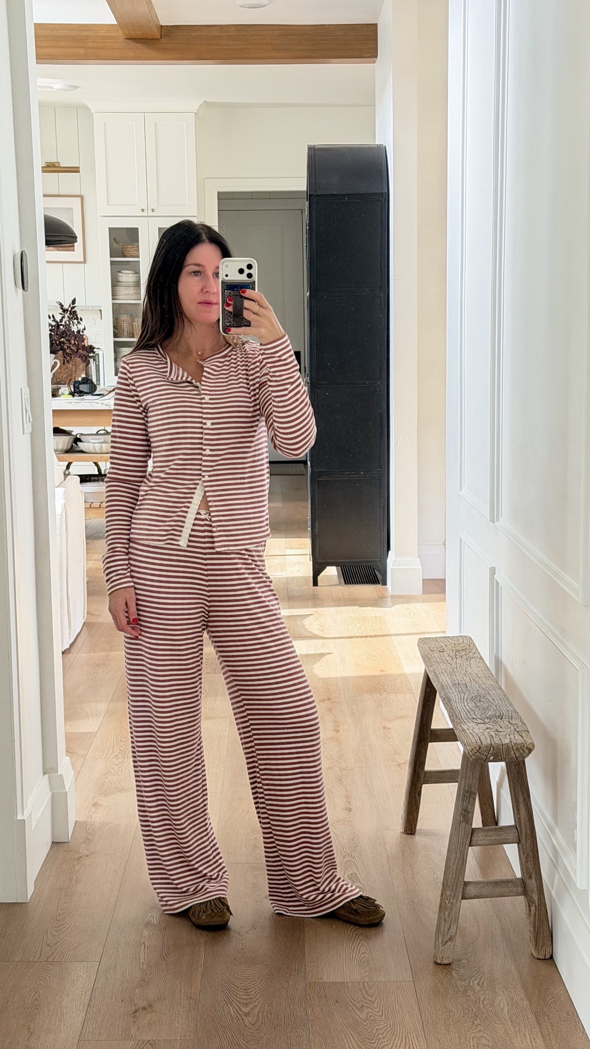 We all have a head cold today. Thankful I grabbed this cozy set from Abercrombie. It’s soo soft! Love the tiny lace detail & bow too. 

Wearing size small in each. 

OOTD, Sunday, Abercrombie, moccasins, loafers, fall fashion, lazy day, loungewear, pajamas, set

#LTKSeasonal #LTKootd #LTKdayinmylife