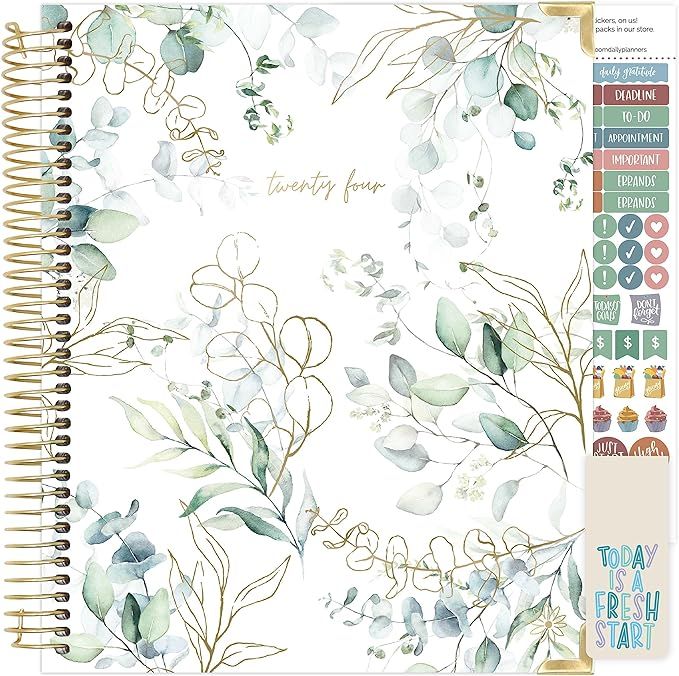bloom daily planners 2024 Hardcover Calendar Year Goal & Vision Planner (January 2024 - December ... | Amazon (US)