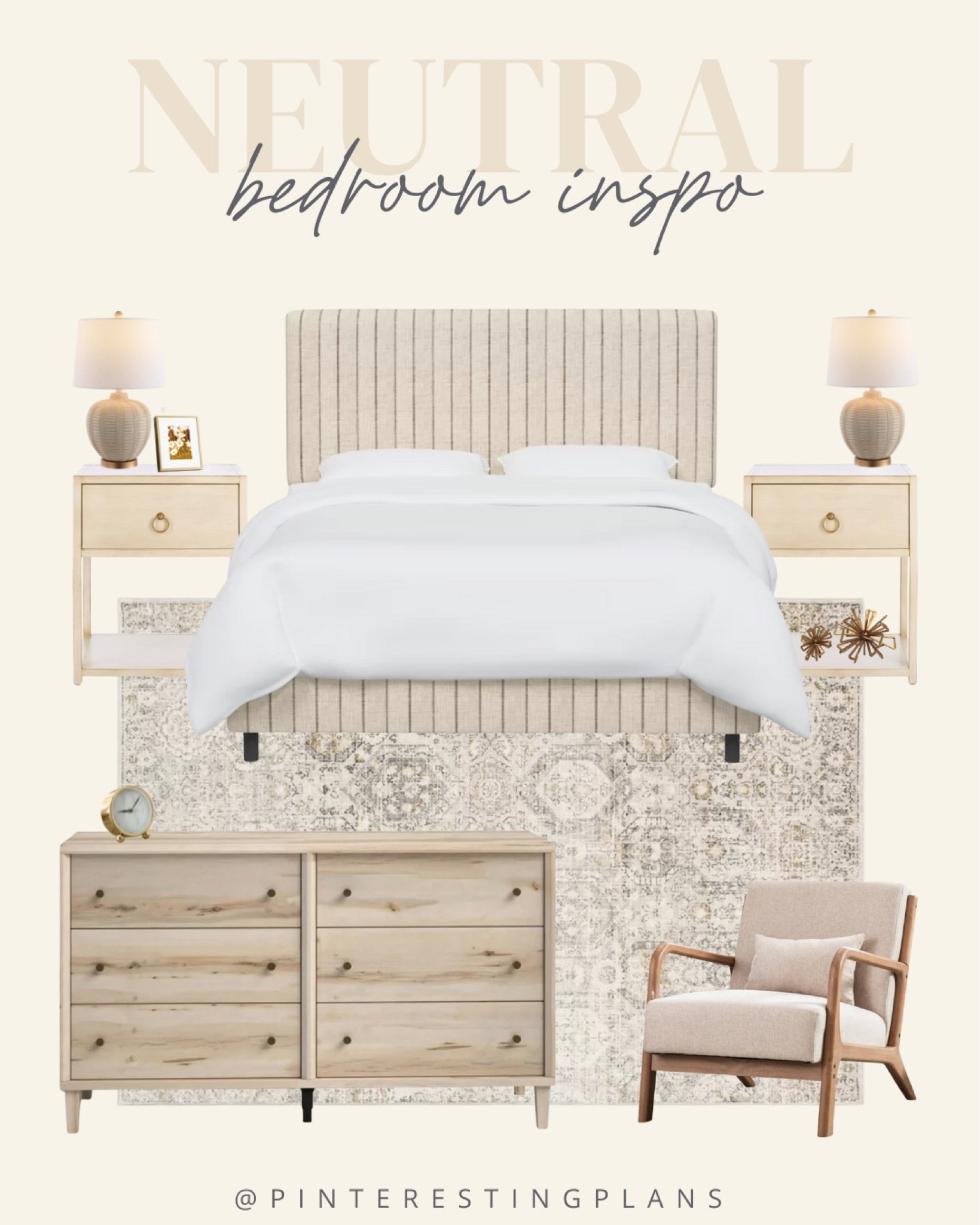 Neutral bedroom inspo. I love these night stands and this bed frame 😍

#LTKhome #LTKSeasonal