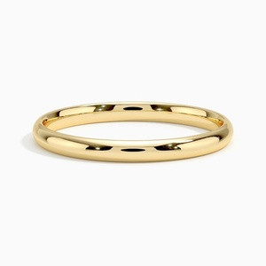 18K Yellow Gold 2mm Slim Profile Wedding Ring | Brilliant Earth