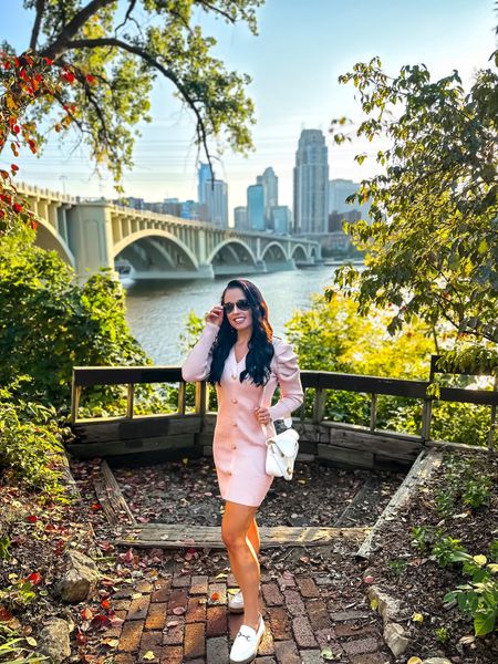 Under $30 amazon button front puff sleeve sweater dress (small, 5+ colors), under $50 amazon similar white and gold loafers, rayban aviator sunglasses and under $30 amazon designer inspired bag — a perfect old money look for less! #founditonamazon 

#LTKfindsunder50 #LTKworkwear #LTKxPrime