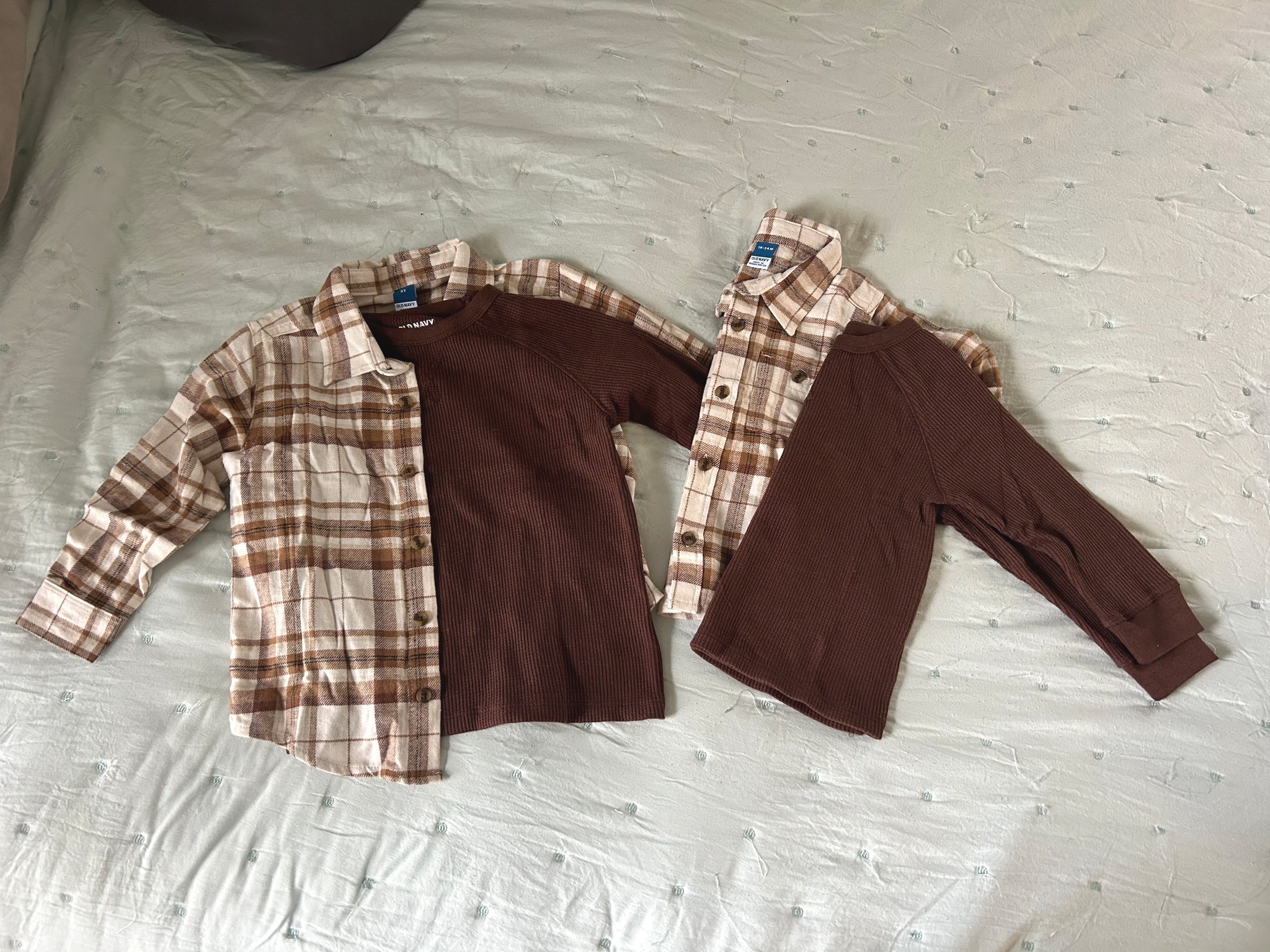 Got these old navy outfits for the boys for thanksgiving!! Simple, cute, and comfortable! And love the darker colors to hide all the food that will end up on them 🤪 got all four pieces for under $35!! 

#LTKSeasonal #LTKSaleAlert #LTKKids