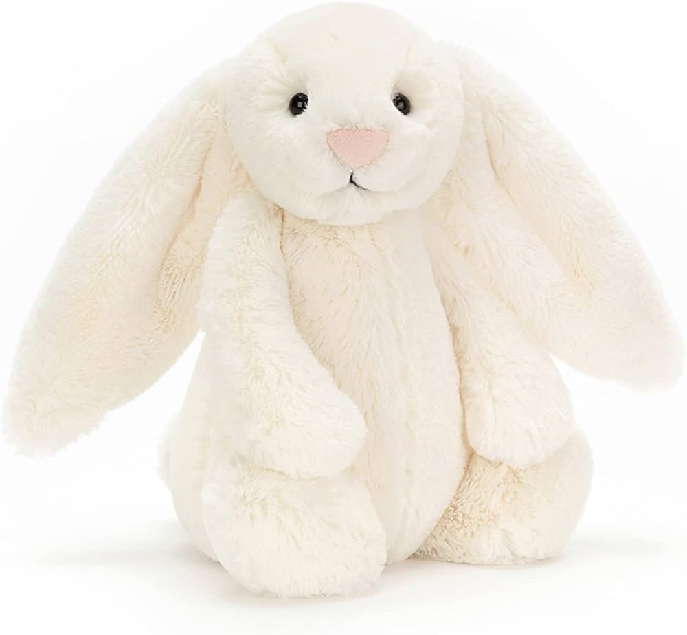 Jellycat Bashful Cream Bunny Stuffed Animal, Medium 12 inches | Rabbit and Bunny Plush Toy | Clas... | Amazon (US)