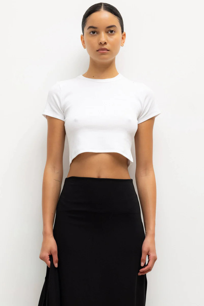 Kelly Crop Slim Fit Tee | LESET