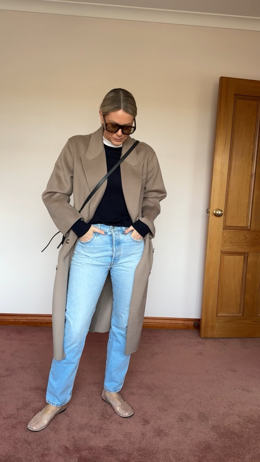 Saturday morning casual dressing featuring no activewear!

Also, mesh ballet flats are totally appropriate for winter 💁🏼‍♀️

#LTKaustralia #LTKstyletip #LTKwinter