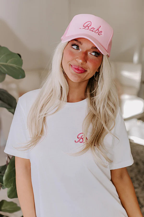 Babe Embroidered Trucker Hat | Impressions Online Boutique