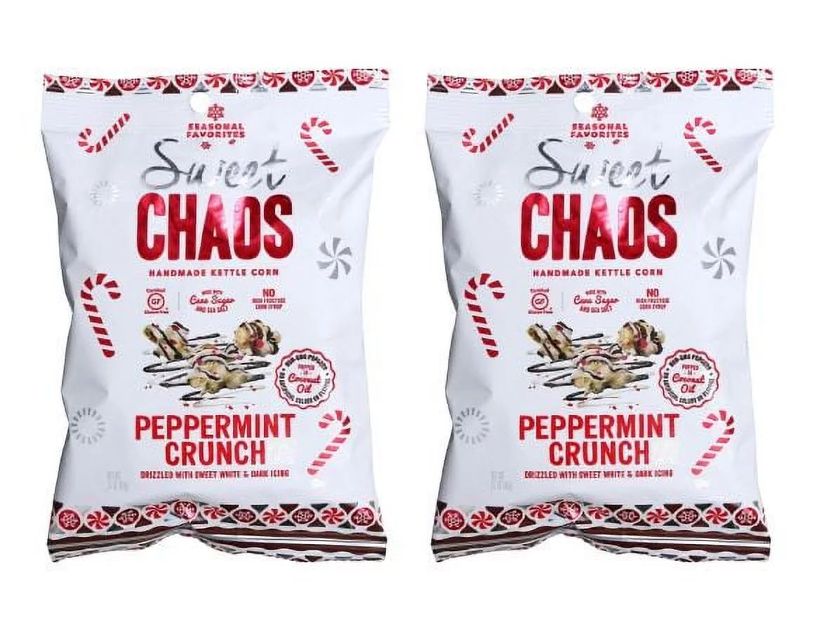 CGT Sweet Chaos Peppermint Crunch Drizzled Popcorn Non-GMO Whole Grain Gluten Free Christmas Xmas... | Walmart (US)