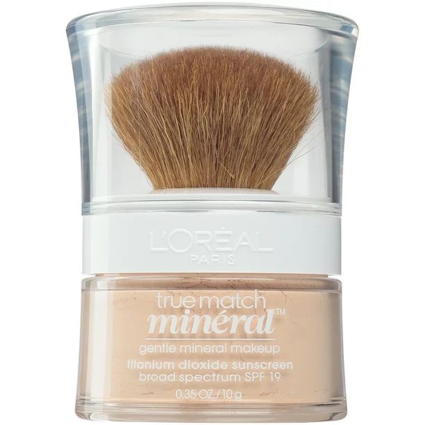 L'Oreal Paris True Match Loose Powder Mineral Foundation Makeup, Natural Ivory, 0.35 oz - Walmart... | Walmart (US)