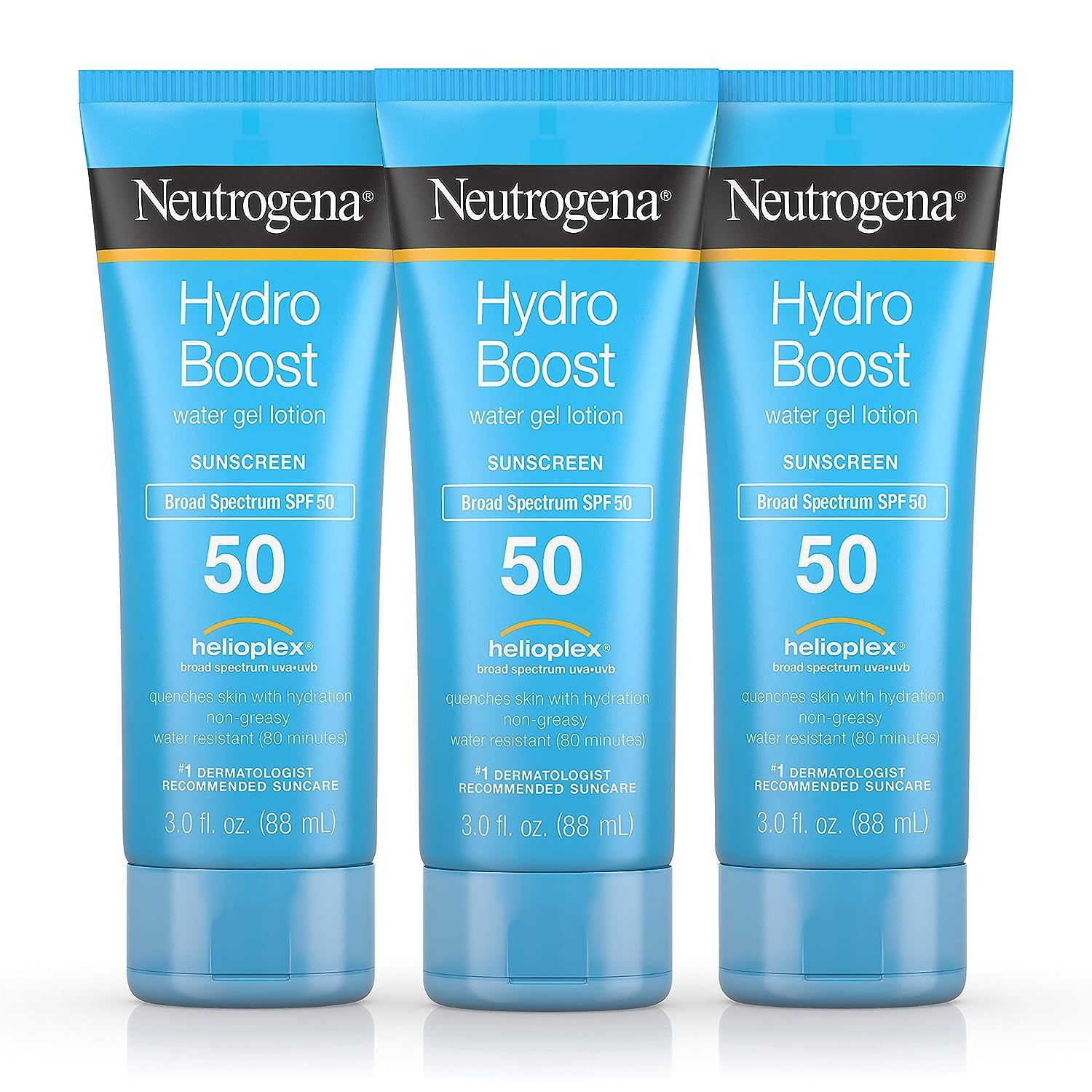 Neutrogena Hydro Boost Moisturizing Water Gel Sunscreen Lotion with Broad Spectrum SPF 50, Water-... | Amazon (US)