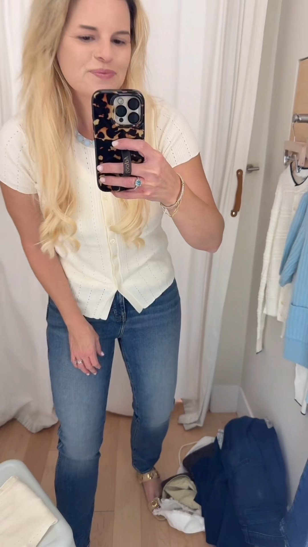 Cute Madewell jeans and sweaters 💕 sized up in the white pointelle sweater, true size in the blue 

#LTKxMadewell #LTKShoeCrush #LTKSaleAlert