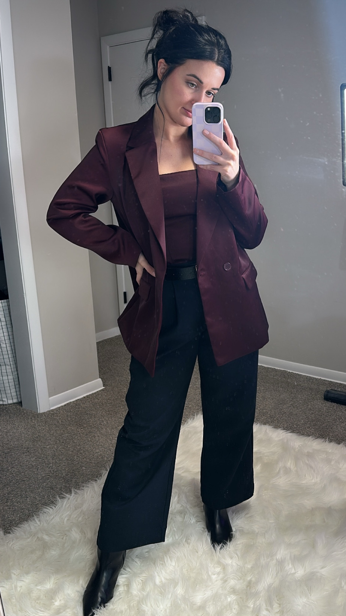 Sunday best 🖤 LOVE this blazer from Target. I’m wearing a XS and a small in the matching undershirt.

#LTKHoliday #LTKStyleTip #LTKSeasonal
