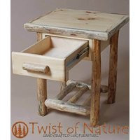 Standard Drawer & Log Shelf Night Stand. Matches Our Other Furniture Perfectly | Etsy (US)