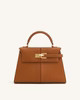 Elise Large Top Handle Bag - Brown | JW PEI US