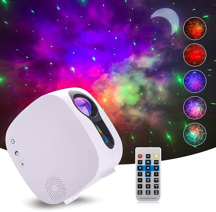 Galaxy Projector,Night Light Star Projector with Bluetooth Speaker, Remot Control LED Nebula Clou... | Amazon (US)