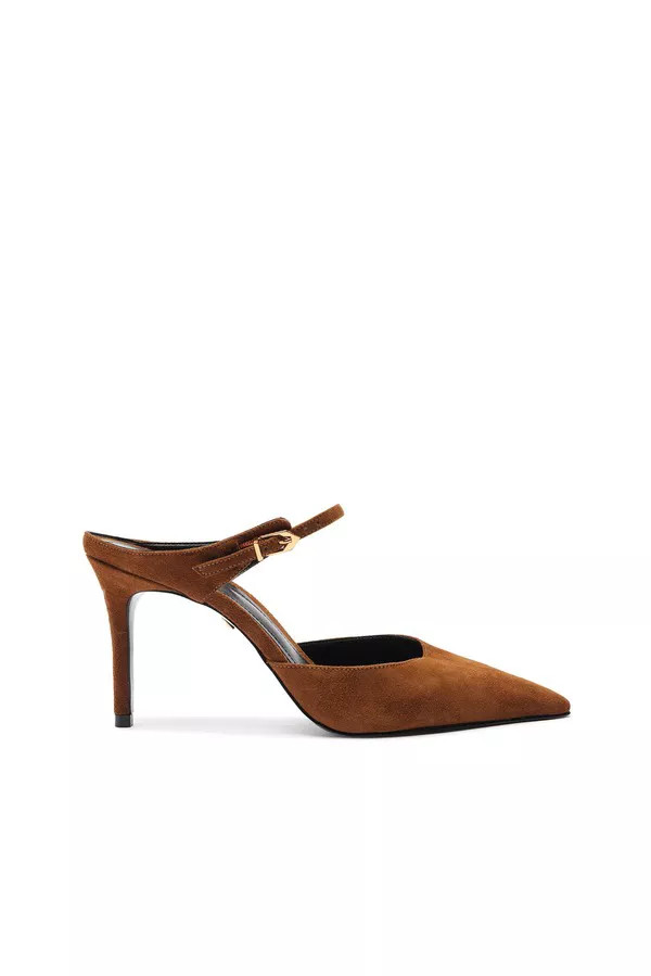 Laura Mule Suede Pump | The Mile