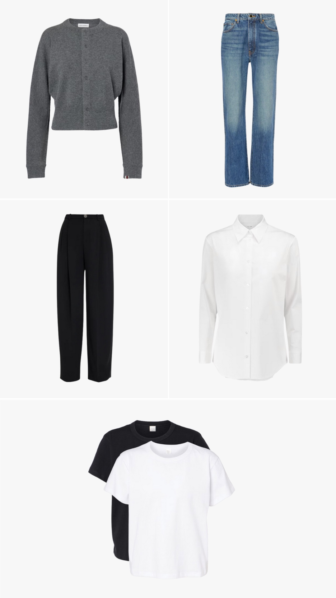 5 pieces to build a wardrobe