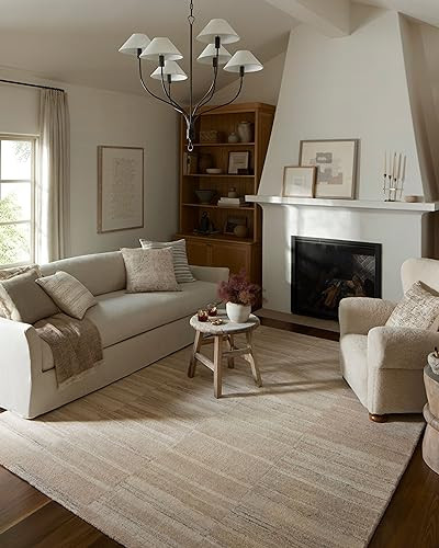 Loloi Amber Lewis Rocky Collection ROC-02 Natural/Sand, 11'-6" x 15', Area Rug | Amazon (US)