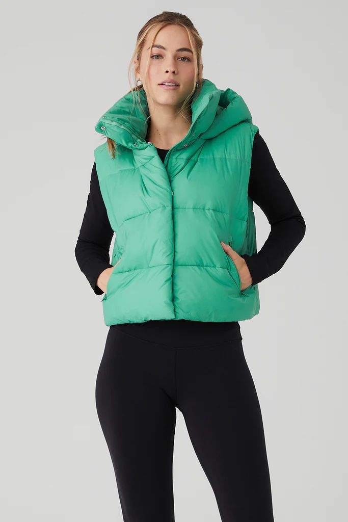 Gold Rush Puffer Vest - Lettuce | Alo Yoga