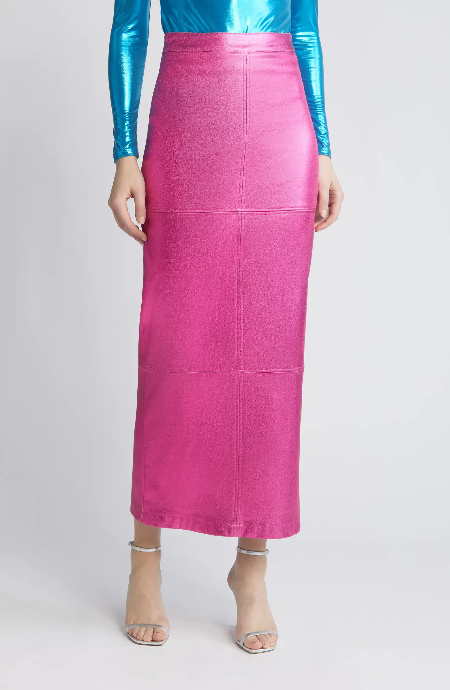Iggy Metallic Maxi Skirt | Nordstrom